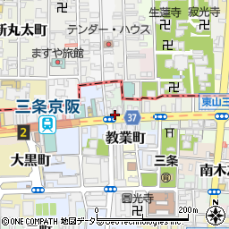 京都府京都市東山区三町目周辺の地図