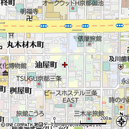 京都府京都市中京区福長町周辺の地図