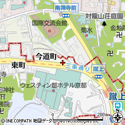 京都府京都市東山区東分木町周辺の地図