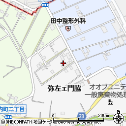 愛知県大府市吉田町弥左ェ門脇周辺の地図