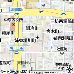 京都府京都市中京区鍛冶町172-7周辺の地図