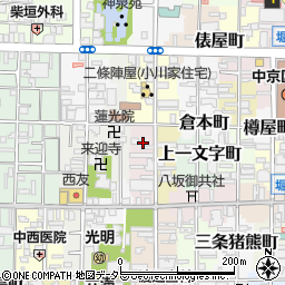 京都府京都市中京区姉大宮町西側周辺の地図