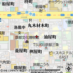 京都府京都市中京区大阪材木町周辺の地図
