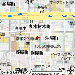 京都府京都市中京区大阪材木町周辺の地図