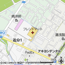 滋賀銀行フレンドマート志津東草津店 ＡＴＭ周辺の地図