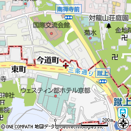 京都府京都市東山区東分木町282周辺の地図