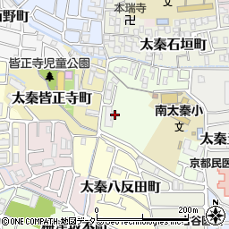 京都府京都市右京区太秦前ノ田町周辺の地図