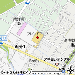 フレンドマート志津東草津店周辺の地図