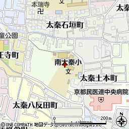 京都市立南太秦小学校周辺の地図