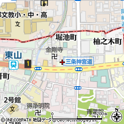 京都府京都市東山区西町133周辺の地図