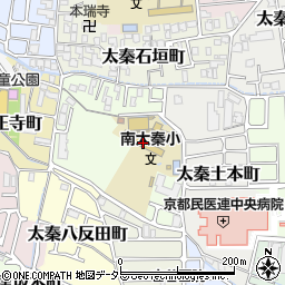 京都市立南太秦小学校周辺の地図