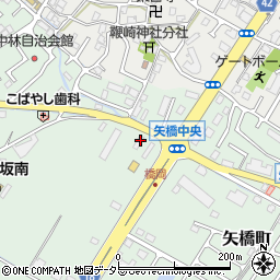 滋賀石油株式会社ＤＤセルフ草津矢橋店周辺の地図