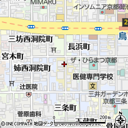 京都府京都市中京区町頭町周辺の地図