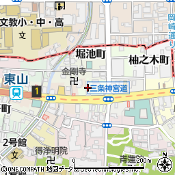 プレサンス京都神宮道周辺の地図