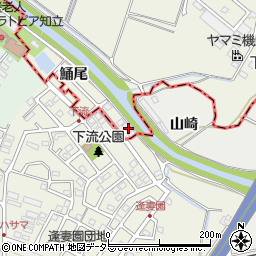 愛知県豊田市駒場町鯒尾周辺の地図