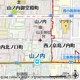 山ノ内駐車場周辺の地図