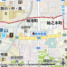 京都府京都市東山区西町142周辺の地図