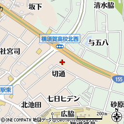 セブンイレブン東海市高横須賀町店周辺の地図