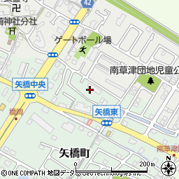 滋賀県草津市矢橋町108周辺の地図