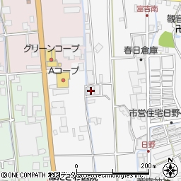 兵庫県西脇市日野町105周辺の地図