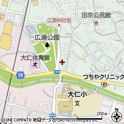 静岡県伊豆の国市田京19周辺の地図
