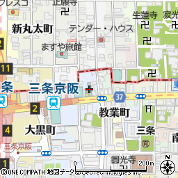 京都花ホテル周辺の地図