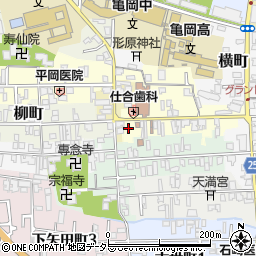 京都府亀岡市旅籠町26-1周辺の地図