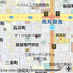 京都府京都市中京区柿本町406周辺の地図