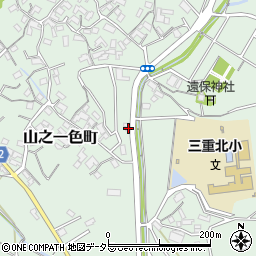 三重県四日市市山之一色町2409周辺の地図