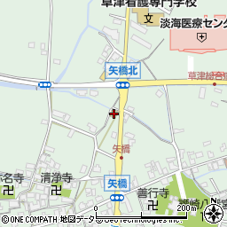 滋賀県草津市矢橋町1868周辺の地図