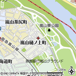 京都府京都市西京区嵐山樋ノ上町18-32周辺の地図