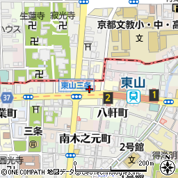 京都府京都市東山区西海子町52周辺の地図