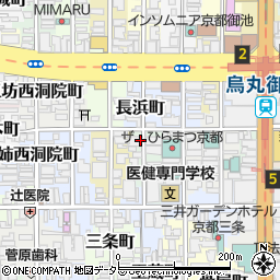 京都府京都市中京区突抜町周辺の地図