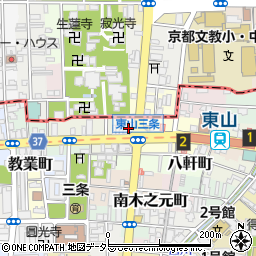 滋賀銀行東山支店周辺の地図