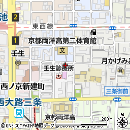 京都府京都市中京区西ノ京北小路町5周辺の地図