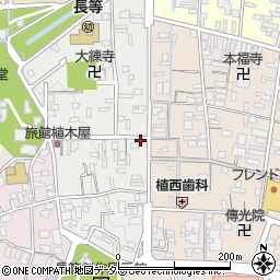 キョウテク大津三井寺町パーキング周辺の地図