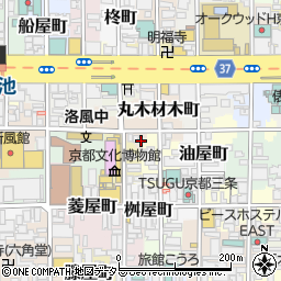 京都府京都市中京区木之下町296周辺の地図