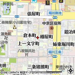 京都府京都市中京区姉猪熊町336周辺の地図