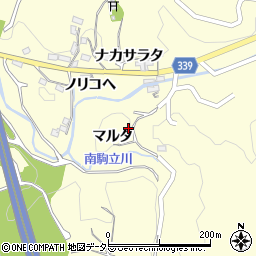 愛知県岡崎市駒立町マルタ38周辺の地図