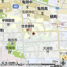 京都府亀岡市旅籠町19周辺の地図