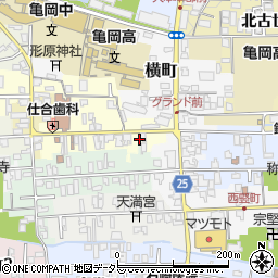 京都府亀岡市旅籠町6周辺の地図
