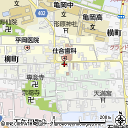 京都府亀岡市旅籠町25周辺の地図