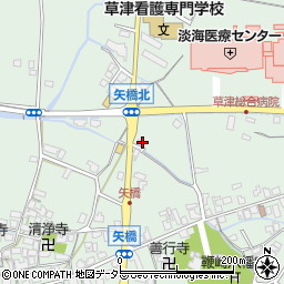 滋賀県草津市矢橋町1851周辺の地図