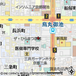 京都府京都市中京区柿本町408周辺の地図