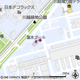ニチアス株式会社　川越火力発電所事務所周辺の地図