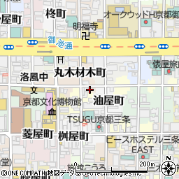 京都府京都市中京区木之下町299周辺の地図