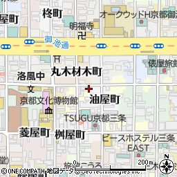 京都府京都市中京区木之下町301周辺の地図
