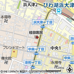 桂田医院周辺の地図