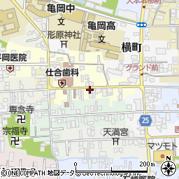 京都府亀岡市旅籠町周辺の地図