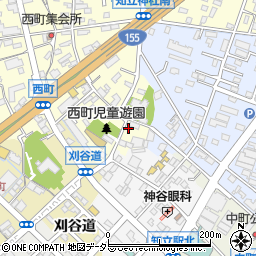 愛知県知立市西町西88周辺の地図